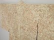 Photo2: 0726i09z600 Vintage Japanese Kimono Silk HAORI Off-white Marble (2)