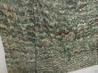 Photo3: 0609T02z790 Vintage Japanese Kimono Silk KOMON Green-Gray (3)