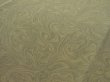 Photo2: 1S05z90 Japanese Kimono Silk  FABRIC Light olive, Light gray Suminagashi 67.7" (2)