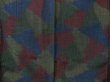 Photo5: 0528T05z840 Vintage Japanese Kimono Silk TSUMUGI Dark red Navy (5)