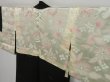 Photo10: 0904i06z550 Japanese Kimono Silk HAORI Black Bud (10)