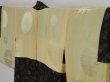 Photo8: 1409i05z790 Vintage Japanese Kimono Silk HAORI Black Wave (8)