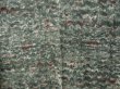 Photo5: 0609T02z790 Vintage Japanese Kimono Silk KOMON Green-Gray (5)