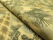 Photo6: 1A04z140 Vintage Japanese Kimono Silk OBI FABRIC  Bamboo grass 77.2" (6)