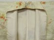 Photo8: 1417T08z820 Vintage Japanese Kimono Silk KOMON Light Cream Chrysanthemum (8)