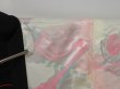 Photo9: 0728i10z620 Vintage Japanese Kimono Silk HAORI Black Folding fan (9)