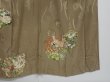 Photo6: 0621N04z720 Vintage Japanese Kimono Silk KO-FURISODE Olive-Gray Bird (6)