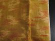 Photo8: 3H03z40 Vintage Japanese Kimono Silk MEISEN FABRIC Yellow ochre Leaf 55.9" (8)