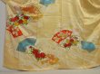 Photo4: 0908i03z830 Japanese Kimono Silk FURISODE Cream-Yellow Jigami (4)