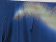 Photo2: 1328i10z1290 Japanese Kimono Silk FURISODE Dark Blue Gradation (2)