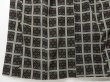 Photo4: 0601T02z900 Vintage Japanese Kimono Silk KOMON Black (4)