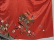 Photo6: 1415i01z1150 Japanese Kimono Silk FURISODE Light red Plum blossom (6)