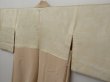 Photo10: 0927T09z650 Japanese Kimono Silk HAORI Pink-Beige Garden (10)