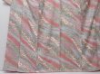 Photo4: 1614i05z940 Japanese Kimono Silk KOMON Pink Flowers (4)