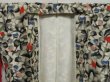 Photo8: 0928i05z720 Vintage Japanese Kimono Silk MEISEN KOMON Off-white Plants (8)