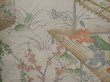 Photo6: 0621N02z940 Vintage Japanese Kimono Silk KOMON Off-white Heian era (6)