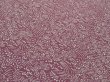 Photo2: 2J01z60 Japanese Kimono Crepe Silk  FABRIC Pink-Purple Wave, Flowers 41.7" (2)