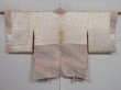 Photo8: 1203i05z600 Vintage Japanese Kimono Silk HAORI Light pink Cloud (8)