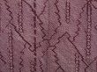 Photo3: 1210i07z430 Vintage Japanese Kimono Silk SHIBORI HAORI Purple (3)