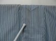 Photo7: 0108H08z430 Japanese Kimono Synthetci See through KOMON Light blue Stripe (7)