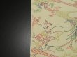 Photo6: C33z730 Japanese Kimono Silk BOLT FABRIC Light cream Flowers 472.4" (6)