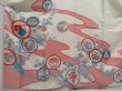 Photo5: 1203i06z860 Vintage Japanese Kimono Silk FURISODE Off-white Flowers (5)