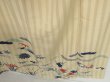 Photo4: 0812i03z820 Vintage Japanese Kimono Silk TSUKESAGE Light beige Garden (4)