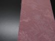 Photo3: 1U08z40 Japanese Kimono Silk  FABRIC Rosy brown Plants 55.9" (3)