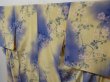 Photo2: 0928T03z560 Vintage Japanese Kimono Silk KOMON Cream-Yellow Sakura (2)