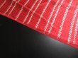 Photo7: 3B02z50 Japanese Kimono Silk  FABRIC Light red Shibori dyeing 37" (7)