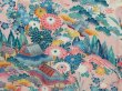 Photo8: 1614i03z1000 Japanese Kimono Silk HOUMONGI Light pink Scenery (8)