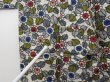 Photo10: 1516T06z660 Vintage Japanese Kimono Silk MEISEN KOMON Off-white Flowers (10)