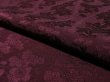 Photo4: 2A06z80 Japanese Kimono Silk  FABRIC Burgundy Maple 64.6" (4)