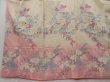 Photo5: 1327T05z1080 Japanese Kimono Silk FURISODE Pink Peony (5)