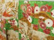 Photo2: 0922i10z1220 Vintage Japanese Kimono Silk FURISODE Off-white Flowers (2)