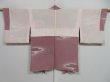 Photo8: 1029i09z540 Vintage Japanese Kimono Silk HAORI Dull pink Scenery (8)