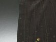 Photo7: 3Q04z80 Vintage Japanese Kimono Silk  FABRIC Black-Brown Branch 55.1" (7)