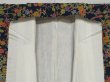 Photo7: 1313i01z810 Japanese Kimono Silk KOMON Navy Plum branch (7)