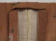 Photo6: 1005i08z400 Vintage Japanese Kimono Silk KOMON Rosybrown Flower (6)