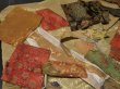 Photo4: ME04z200 Japanese Kimono Silk Antique Meiji era Kinran Fabric Scrap 100year old (4)