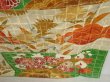 Photo4: 0922i10z1220 Vintage Japanese Kimono Silk FURISODE Off-white Flowers (4)