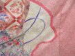 Photo9: 0905i02z1000 Japanese Kimono Silk SHIBORI FURISODE Pink Flowers (9)