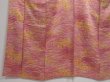 Photo4: 1320i06z920 Japanese Kimono Silk KOMON Pink Grasses (4)