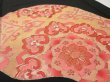 Photo2: 3F02z70 Japanese Kimono Silk  FABRIC Black Flower 48" (2)