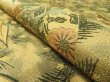 Photo6: 1A01z140 Vintage Japanese Kimono Silk OBI FABRIC  Bamboo grass 76.4" (6)