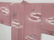 Photo2: 1029i09z540 Vintage Japanese Kimono Silk HAORI Dull pink Scenery (2)