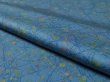 Photo4: 1E02z60 Japanese Kimono Silk  FABRIC Light blue   40.9" (4)