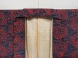 Photo7: 0709i07z660 Vintage Japanese Kimono Silk KOMON Navy Bird (7)