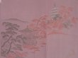 Photo3: 0526i08z520 Vintage Japanese Kimono Silk HAORI Lavender pink Kyoto Scenery (3)