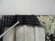 Photo9: 0819T05z1230 Japanese Kimono Silk FURISODE Black Weeping plum (9)